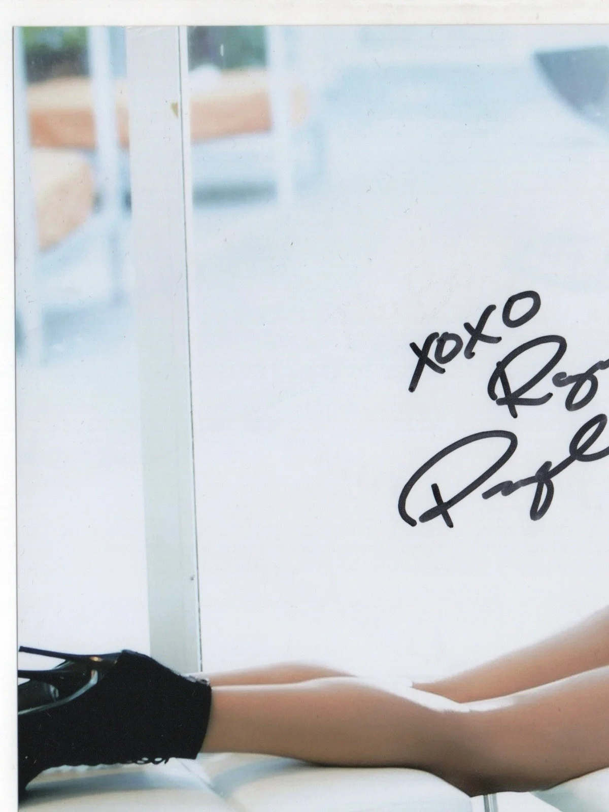 Raquel Pomplun — Raquel Pomplun signed autograph 8x10 Photo No COA Pass BAS PSA JSA Hot Sexy *INR, изображение 2