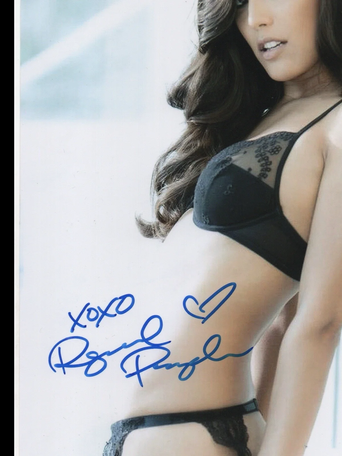 Raquel Pomplun — Raquel Pomplun signed autograph 8x10 Photo No COA Pass BAS PSA JSA Hot Sexy *INR, image 2