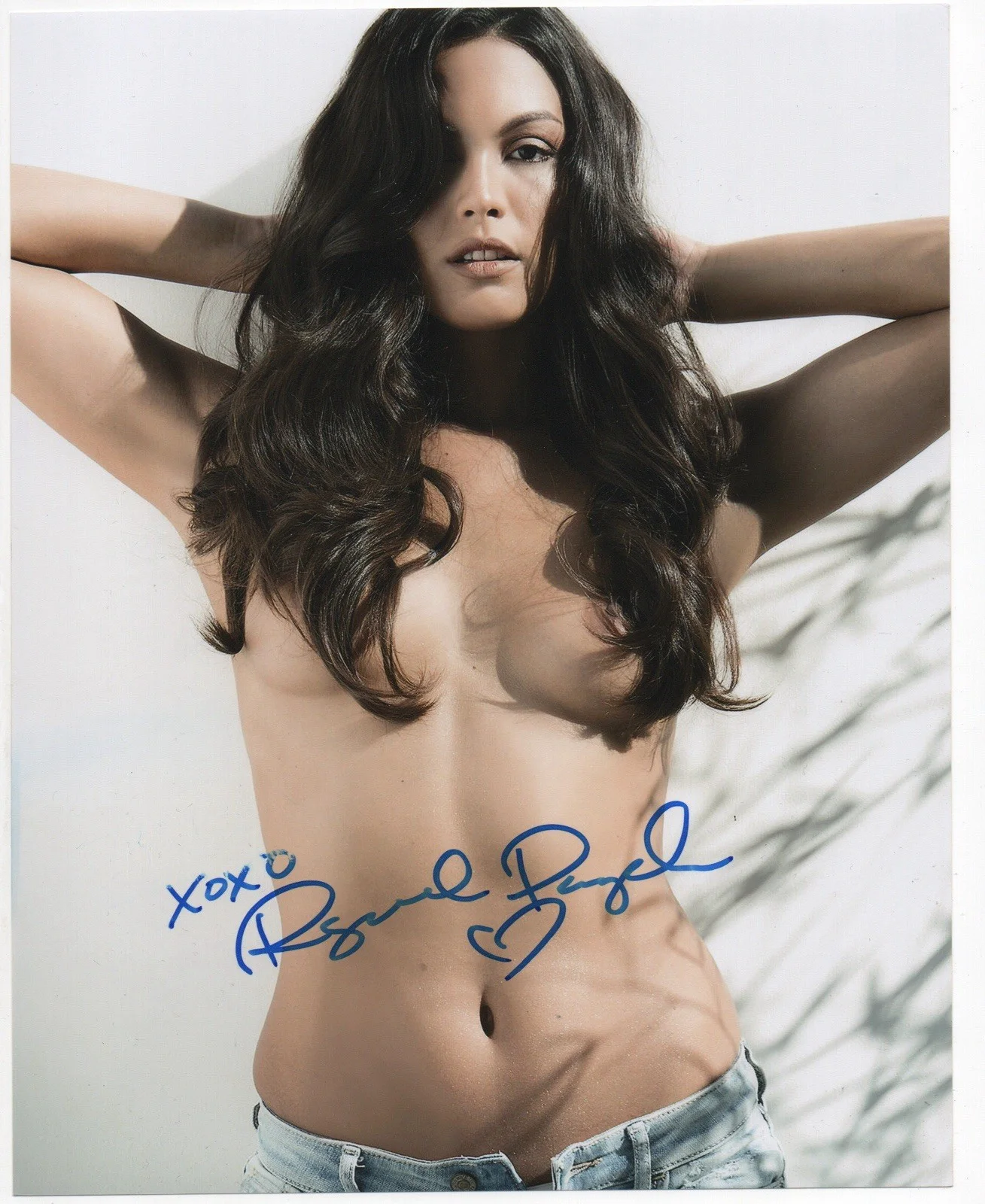 Raquel Pomplun — Raquel Pomplun signed autograph 8x10 Photo No COA Pass BAS PSA JSA Hot Sexy *INR
