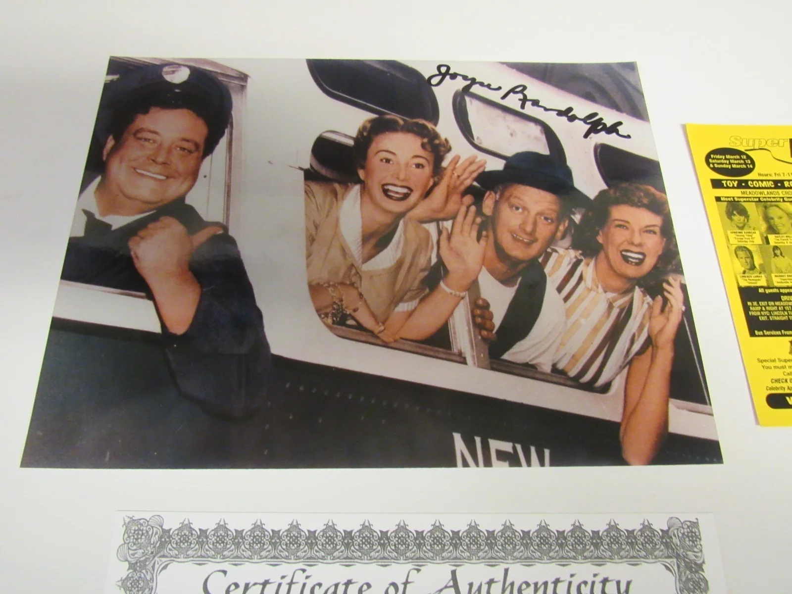 Joyce Randolph — Joyce Randolph The Honeymooners Signed Autograph 8 x 10 Photo with COA, image 2