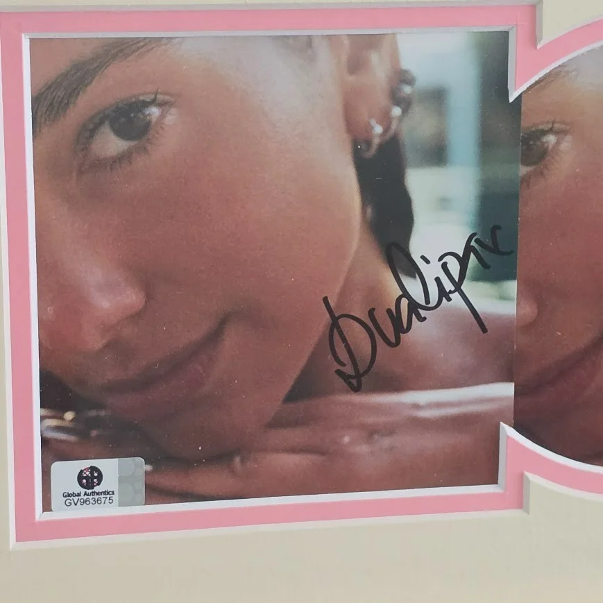 Dua Lipa signed Autographed Radical Optimism CD Global Authentics COA Framed, image 2