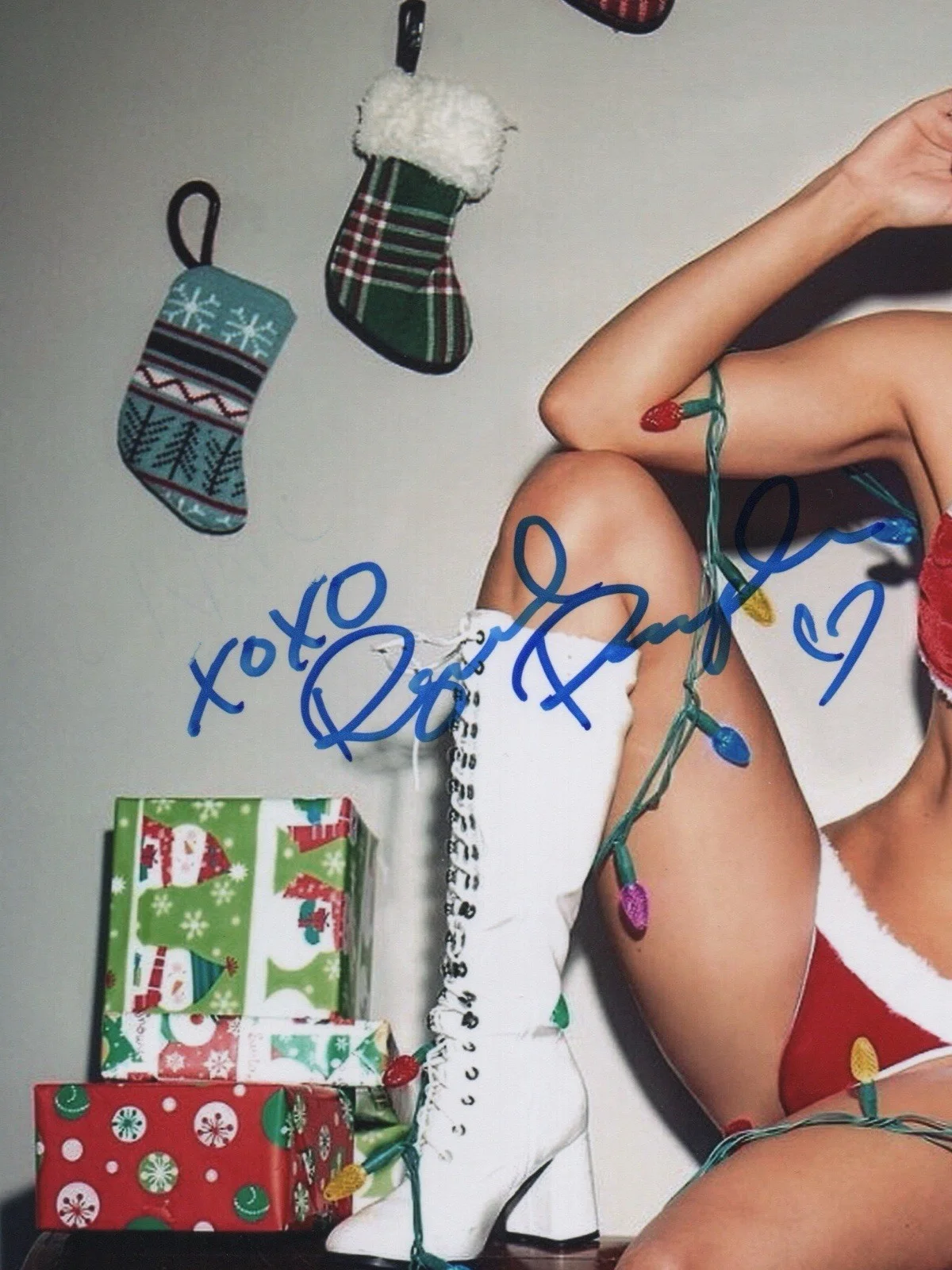 Raquel Pomplun — Raquel Pomplun signed autograph 8x10 Photo No COA Pass BAS PSA JSA Hot Sexy *INR, image 2