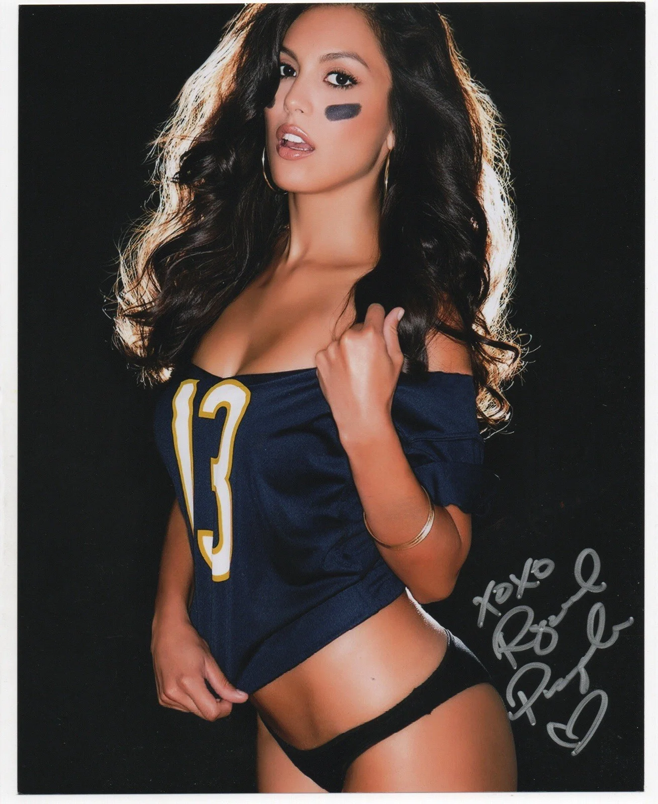 Raquel Pomplun — Raquel Pomplun signed autograph 8x10 Photo No COA Pass BAS PSA JSA Hot Sexy *INR