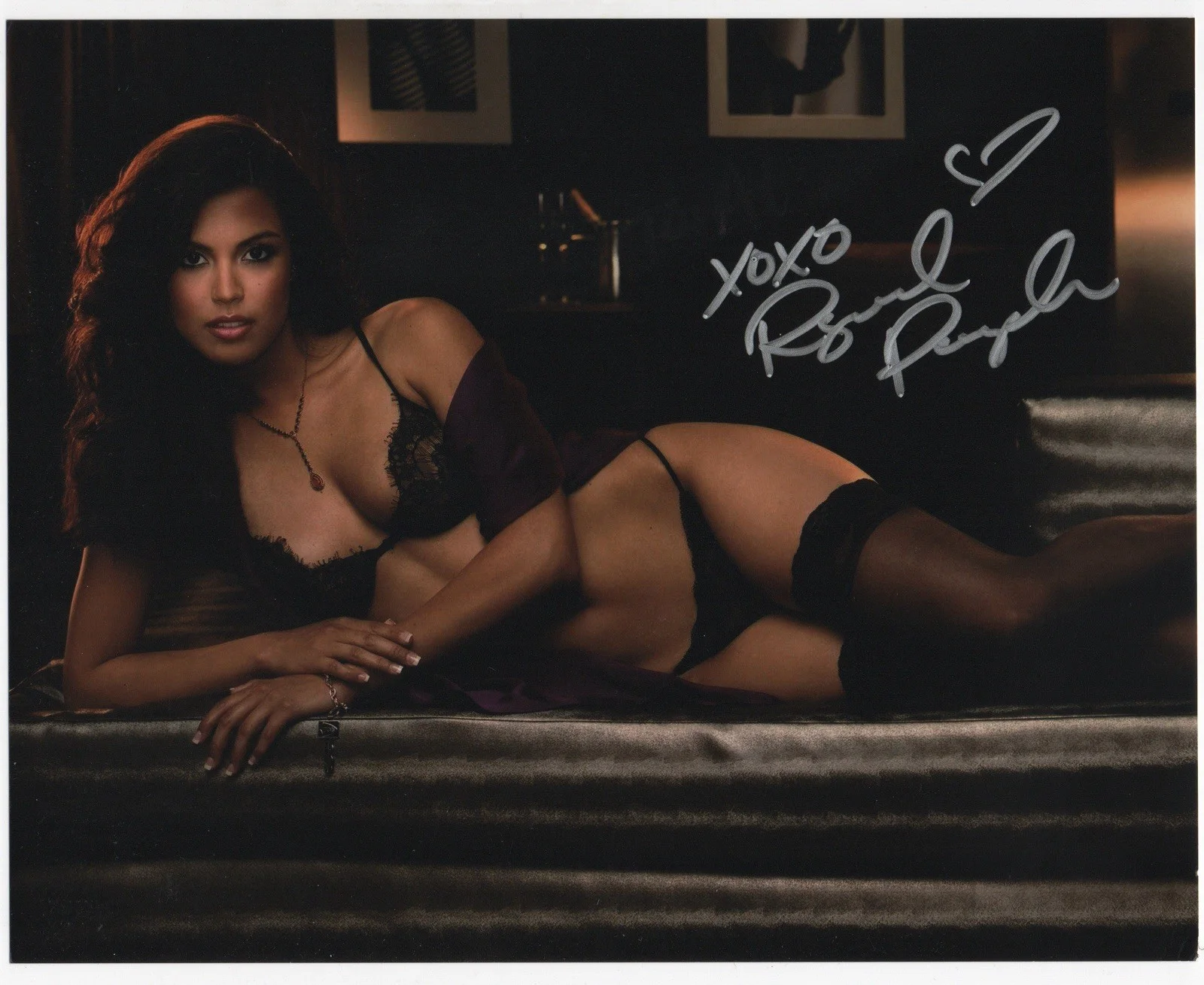 Raquel Pomplun — Raquel Pomplun signed autograph 8x10 Photo No COA Pass BAS PSA JSA Hot Sexy *INR