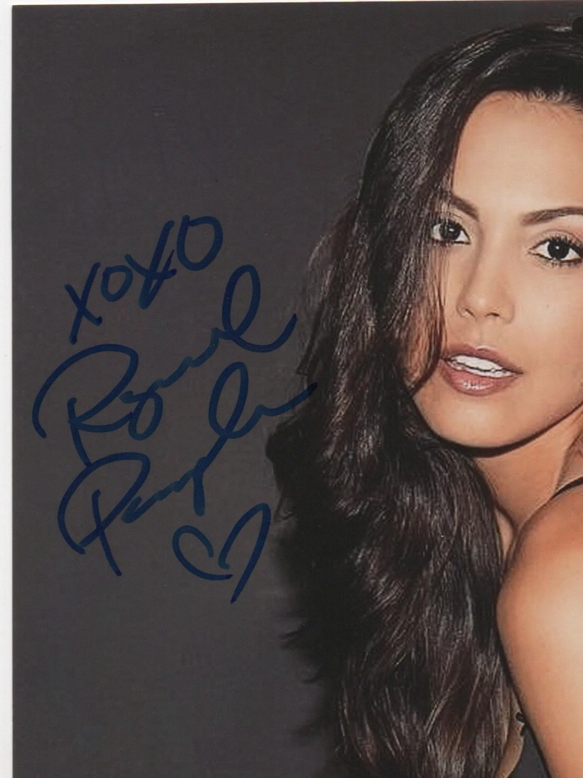 Raquel Pomplun — Raquel Pomplun signed autograph 8x10 Photo No COA Pass BAS PSA JSA Hot Sexy *INR, изображение 2
