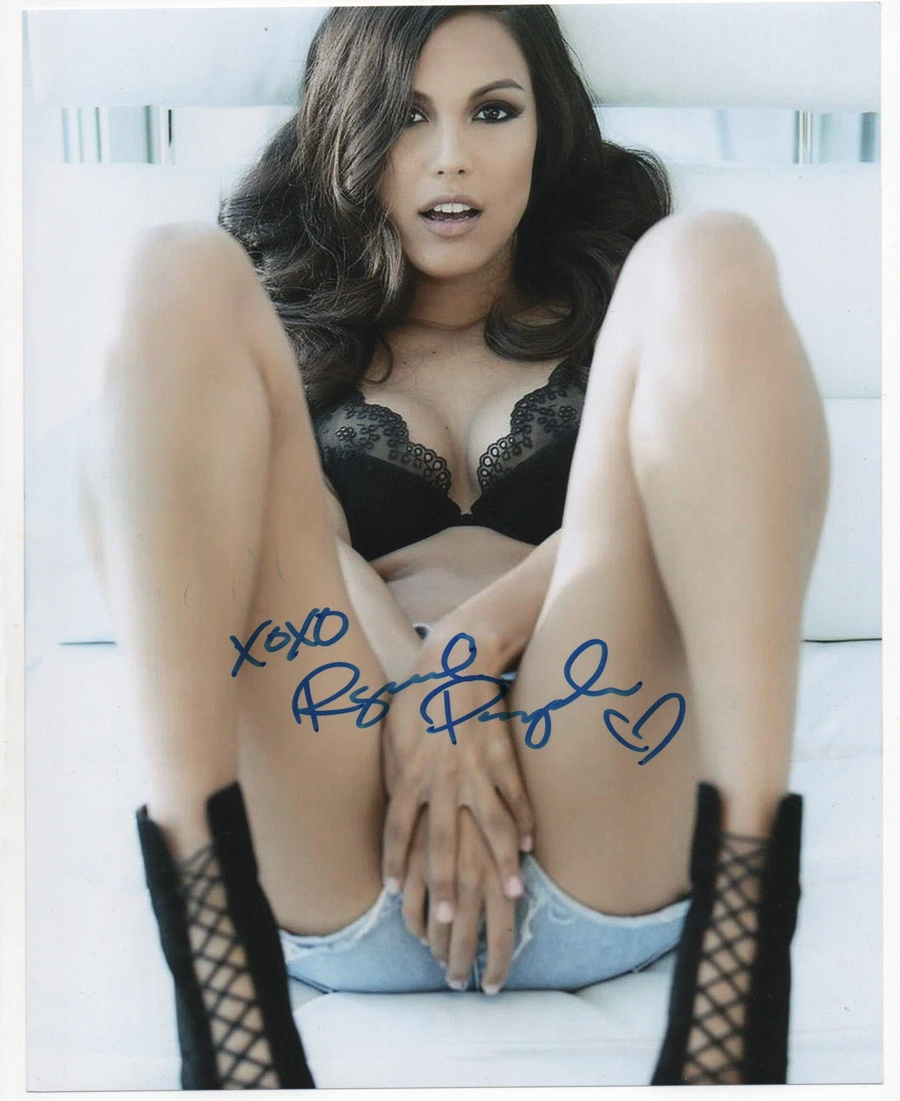 Raquel Pomplun — Raquel Pomplun signed autograph 8x10 Photo No COA Pass BAS PSA JSA Hot Sexy *INR