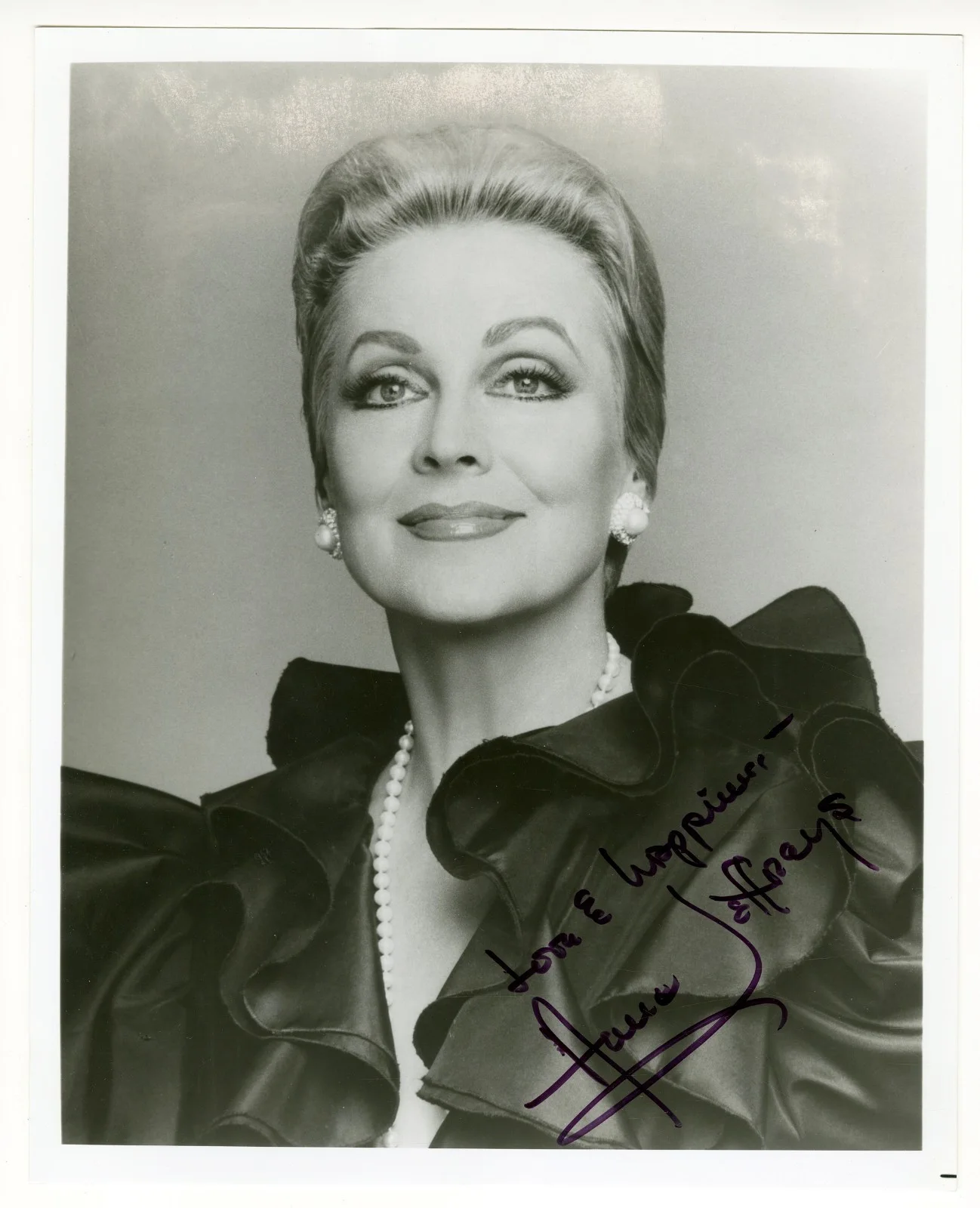Anne Jeffreys — Anne Jeffreys Signed General Hospital Script 1987 + Signed Photograph, image 3