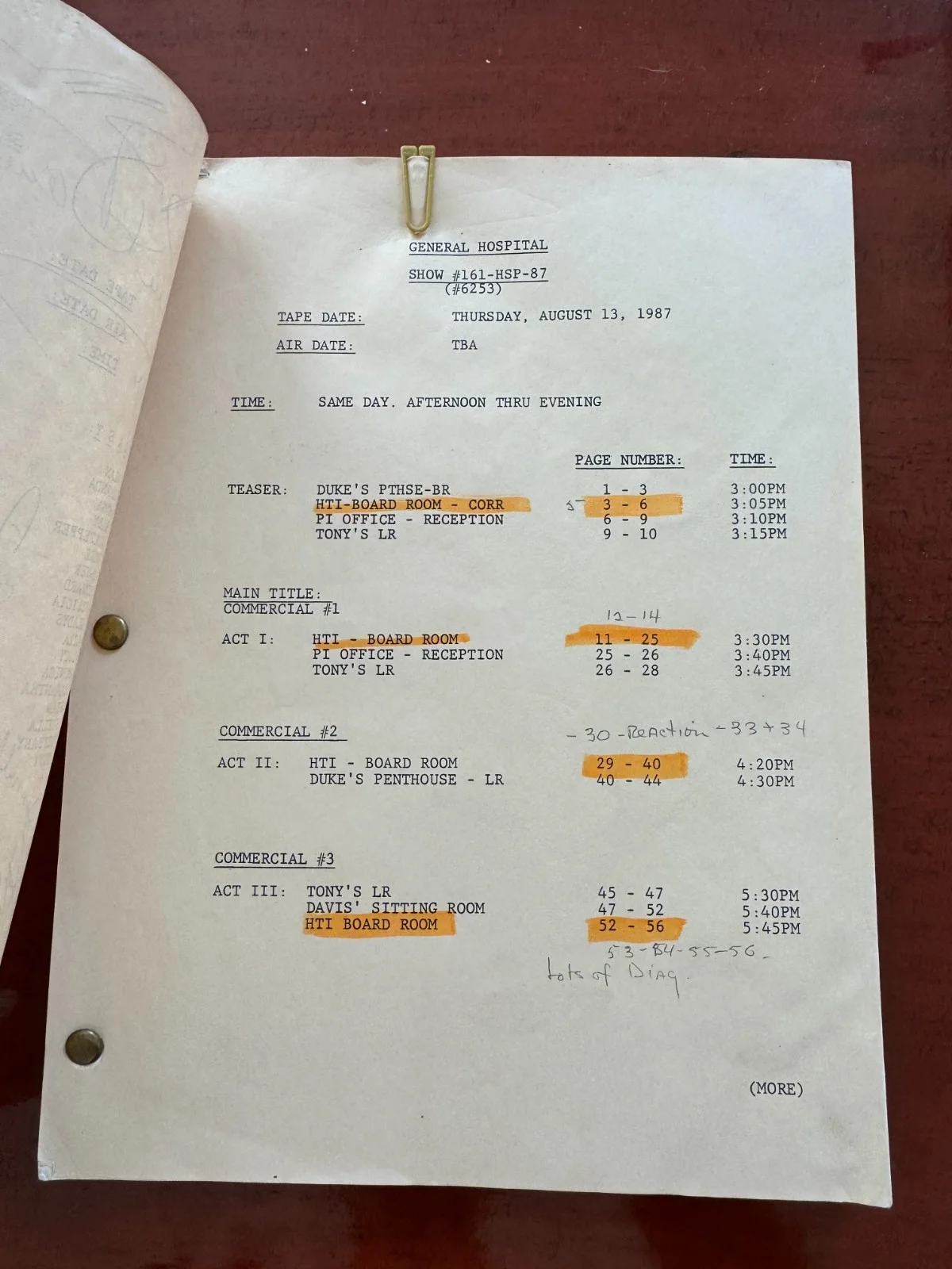 Anne Jeffreys — Anne Jeffreys Signed General Hospital Script 1987 + Signed Photograph, image 5