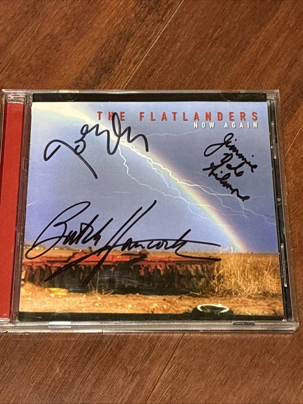 THE FLATLANDERS Hand signed ALBUM CD AUTOGRAPHED Now Again, image 2