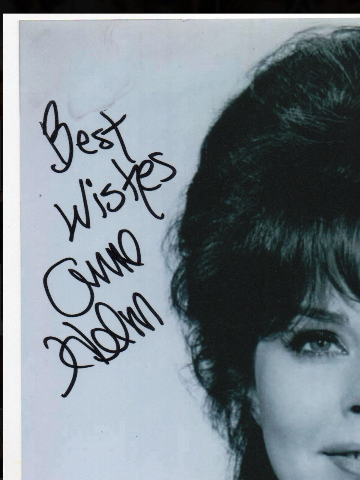 Anne Helm — Anne Helm signed autograph 8x10 Photo No COA Pass BAS PSA JSA Hot Sexy Rare *INR, изображение 2