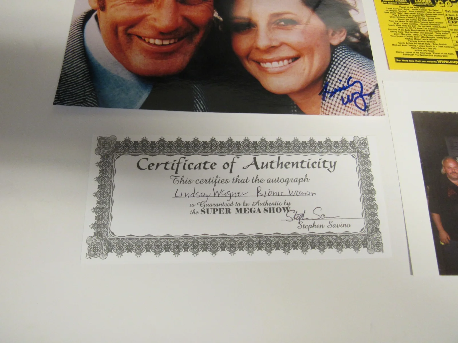 Lindsay Wagner — Lindsay Wagner The Bionic Woman Signed Autograph Photo with COA, изображение 5