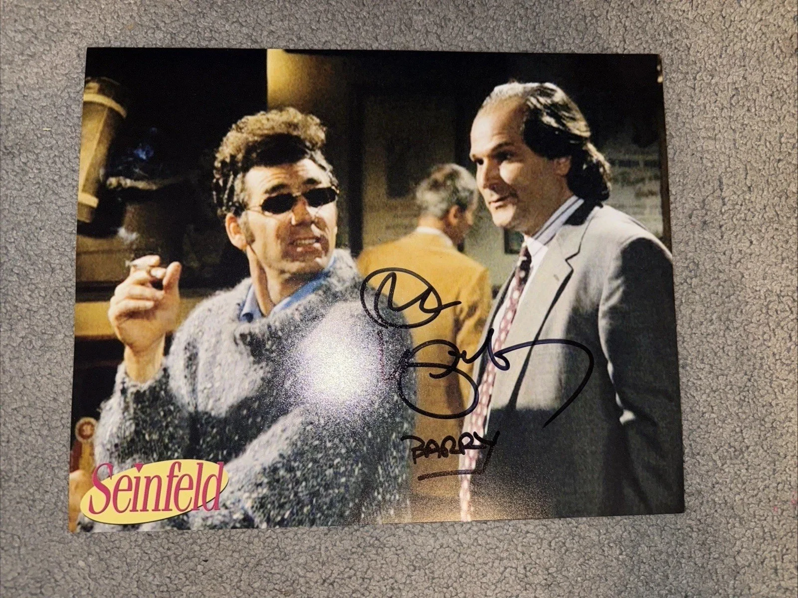 John Kapelos AUTOGRAPH SIGNED Seinfeld 8x10 Photo￼(Michael Richards Kramer), image 2