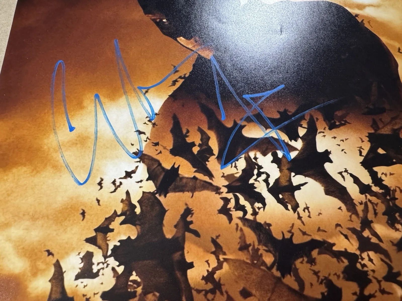 Christian Bale — Signed Christian Bale Autographed Batman Begins 11”x17” Photo Beckett BAS COA, image 4
