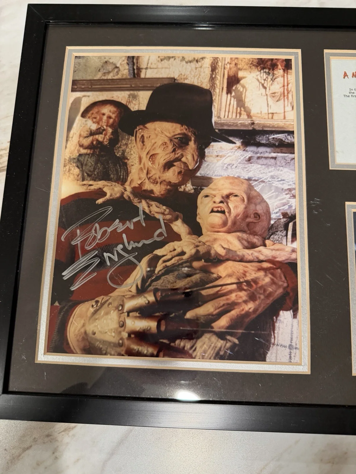 Signed Freddie Krueger frame, изображение 2