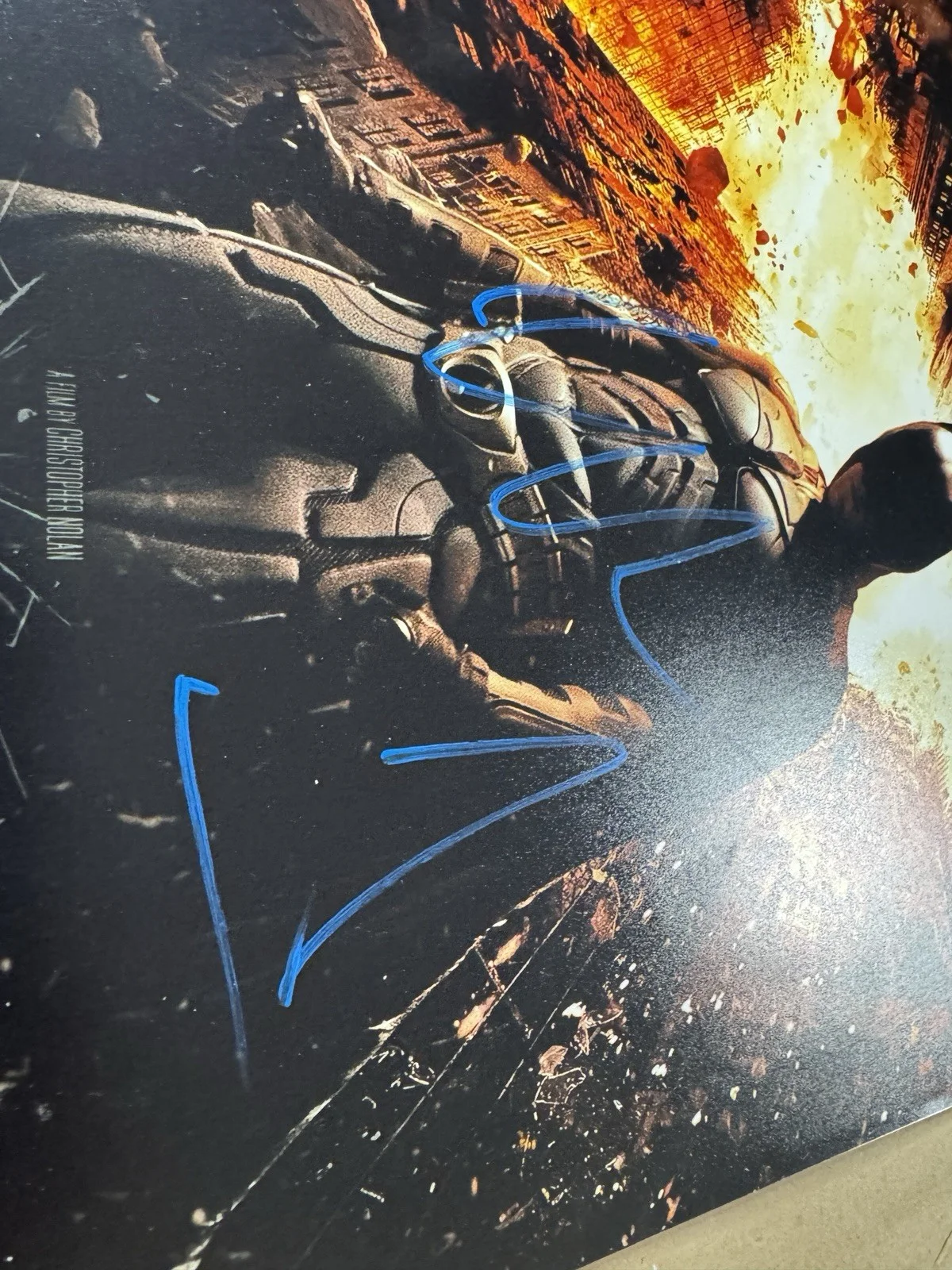 Christian Bale — Signed Christian Bale Autographed The Dark Knight Rises 11”x17” Photo BAS COA, изображение 4