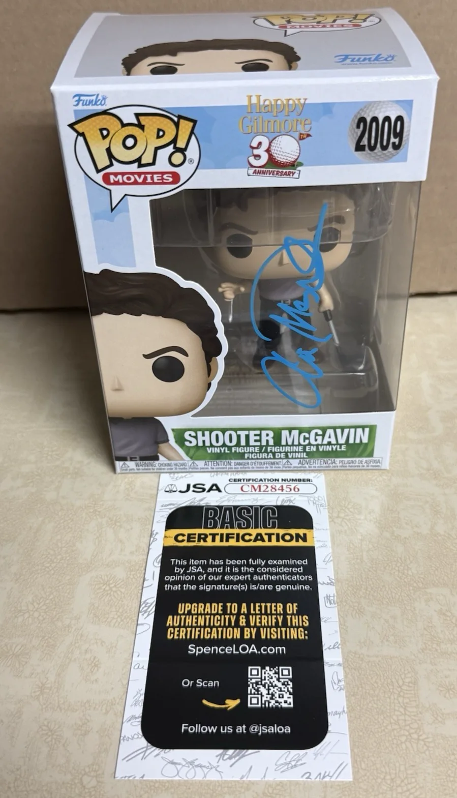 Christopher McDonald — Christopher McDonald Signed Shooter McGavin Funko Happy Gilmore Auto JSA Coa, image 2