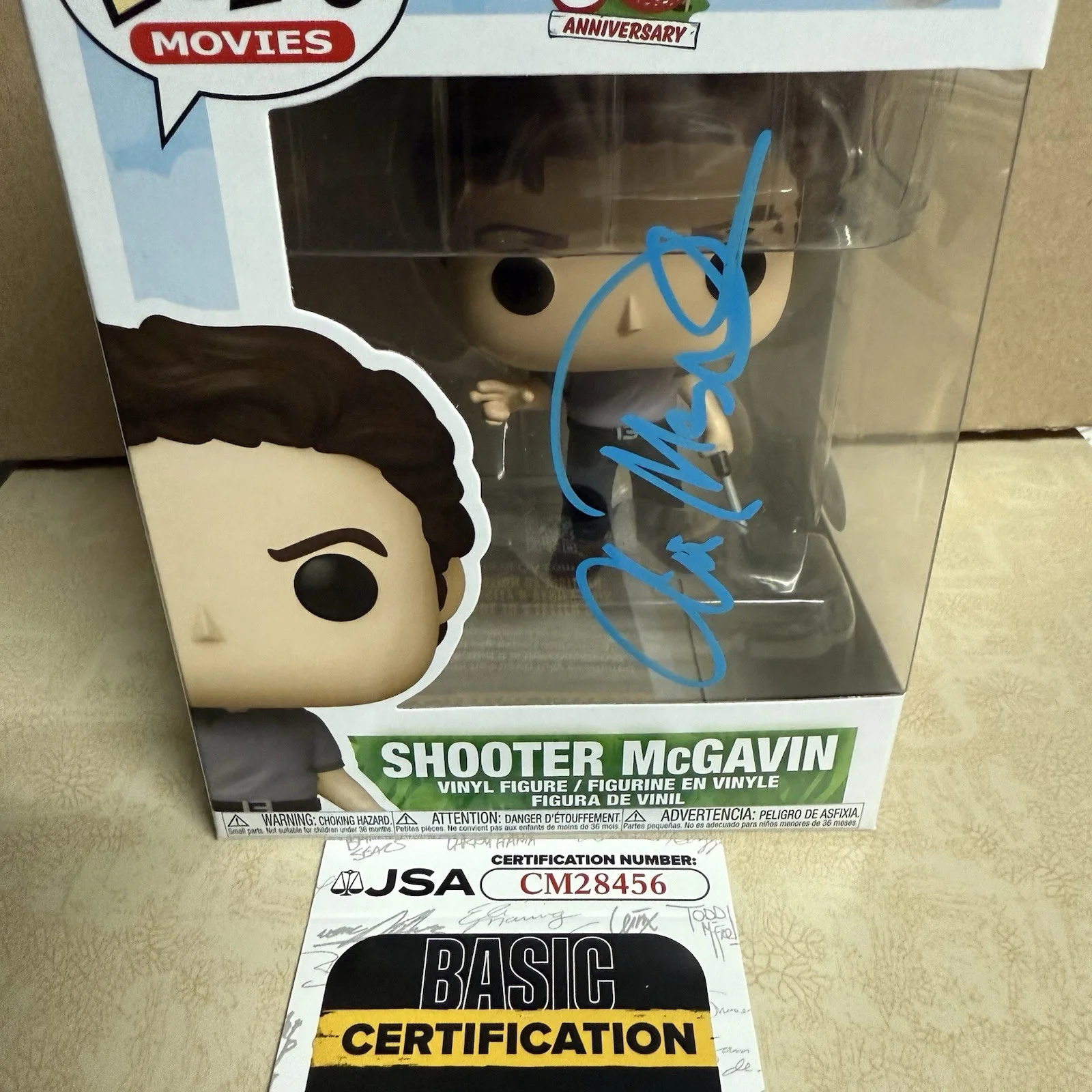 Christopher McDonald — Christopher McDonald Signed Shooter McGavin Funko Happy Gilmore Auto JSA Coa, image 3