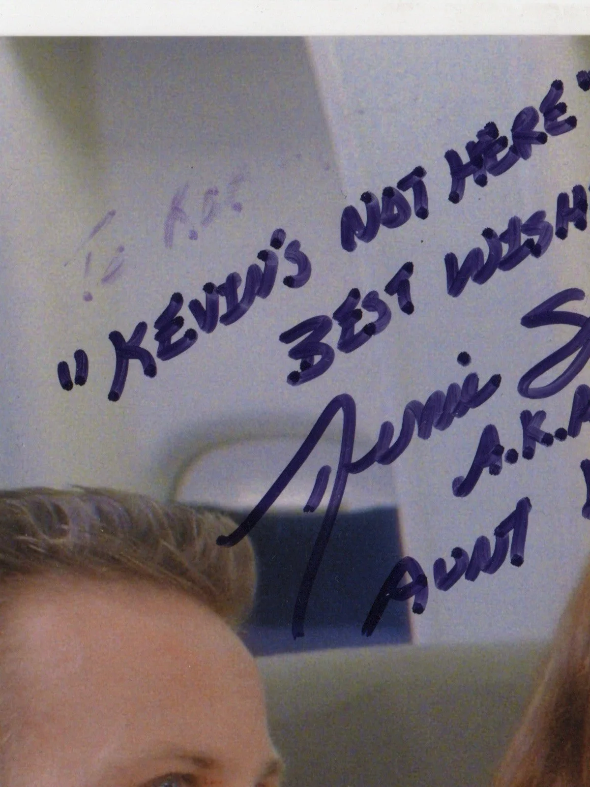 Terrie Snell — Terrie Snell signed autograph 8x10 Photo No COA Pass BAS PSA JSA Home Alone *INR, изображение 2