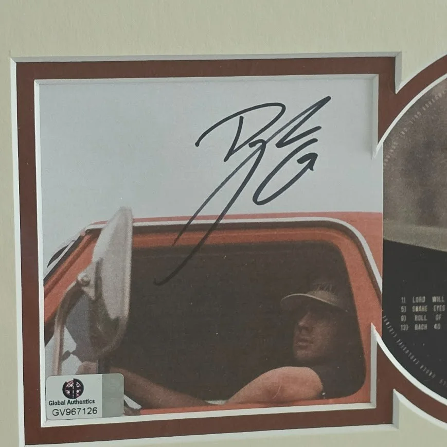 Dylan Gossett signed Autographed Westward CD Global Authentics COA Framed, image 2