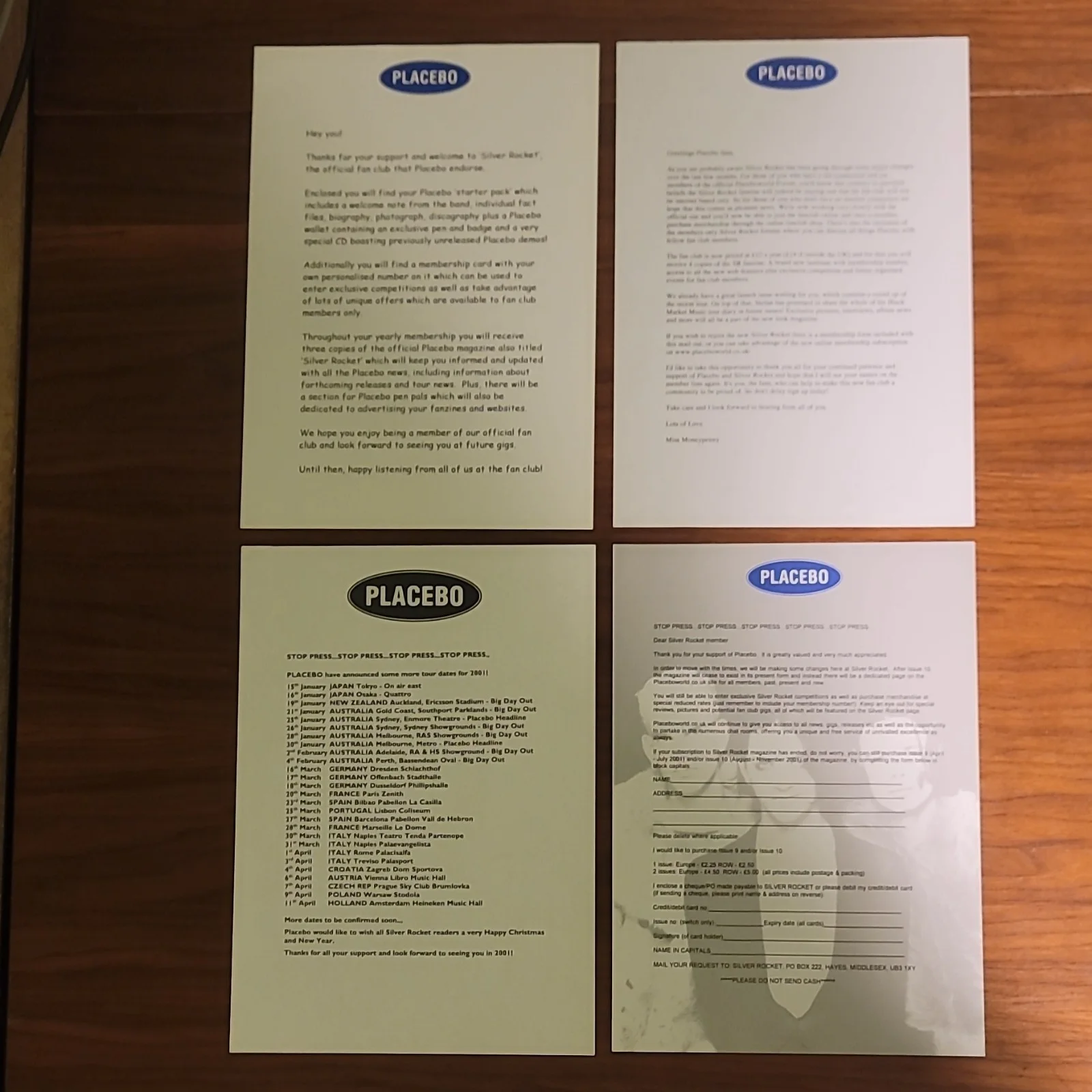 Placebo Silver Rocket Fan Club Import CD Singles CD Albums Special Edition Vinyl, изображение 4