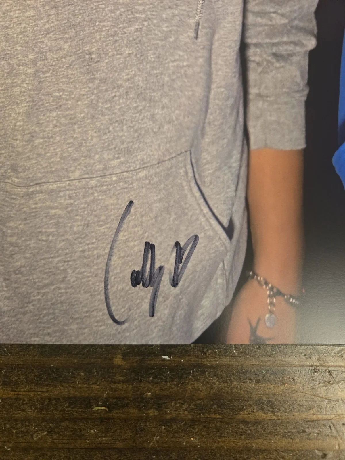 Sam and colby autographed poster, image 2