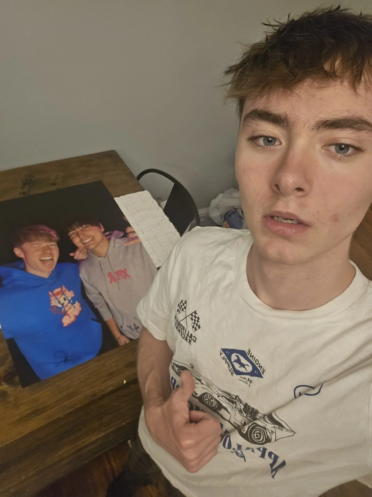 Sam and colby autographed poster, image 4