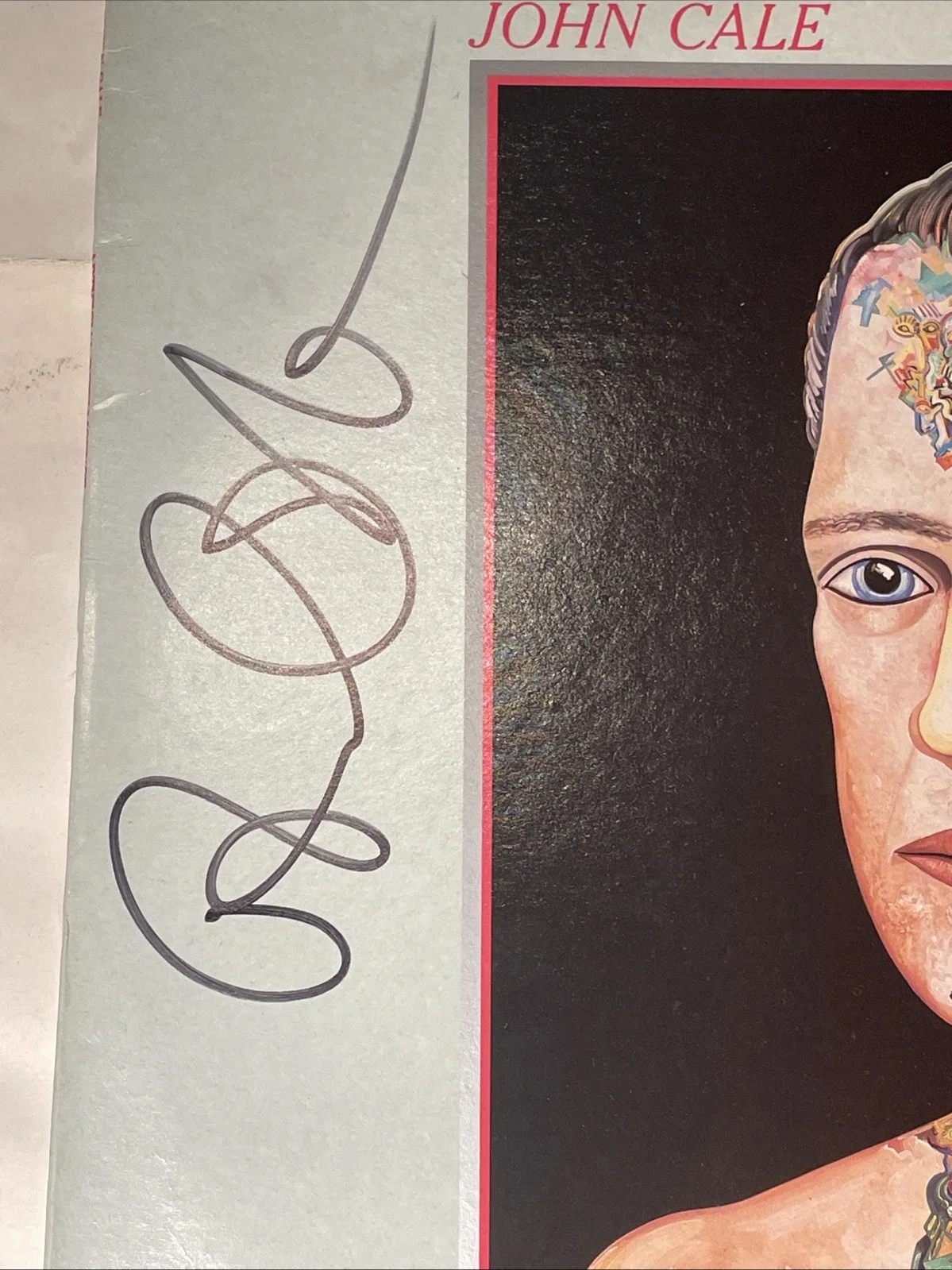 John Cale (Velvet Underground) Autographed Album Artificial Intelligence Signed, image 2