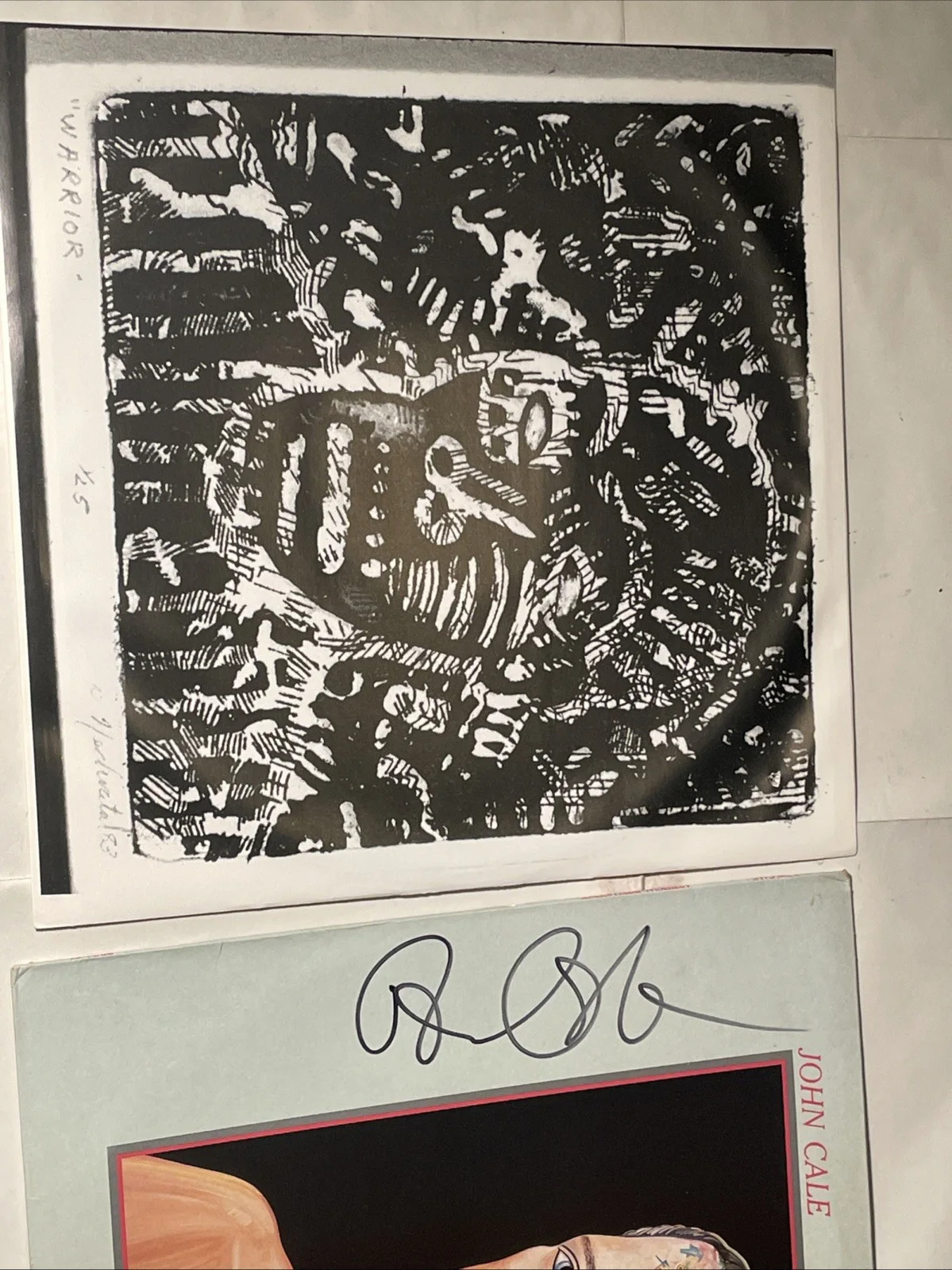 John Cale (Velvet Underground) Autographed Album Artificial Intelligence Signed, image 4