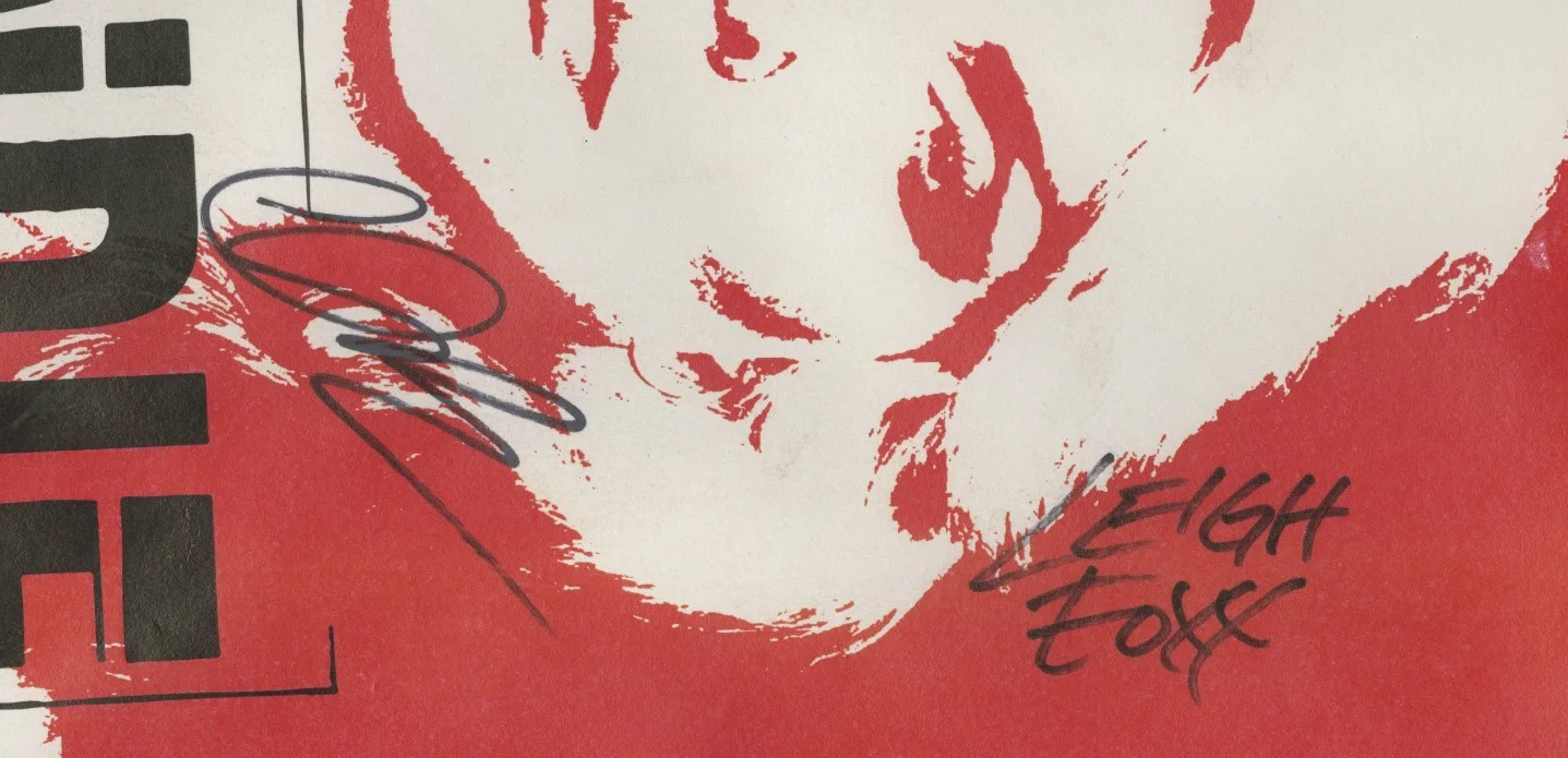 Blondie autographed concert poster Paul Carbonara , Leigh Foxx, Debbie Harry, изображение 5