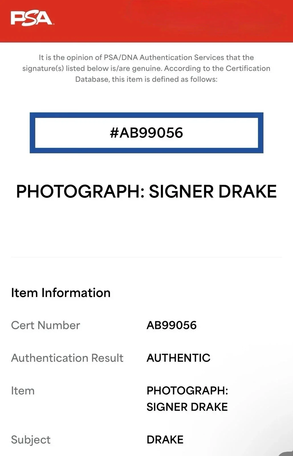 DRAKE aubrey graham signed PSA/DNA autographed 8x10 PHOTO RAP OVO TAKE CARE, image 3