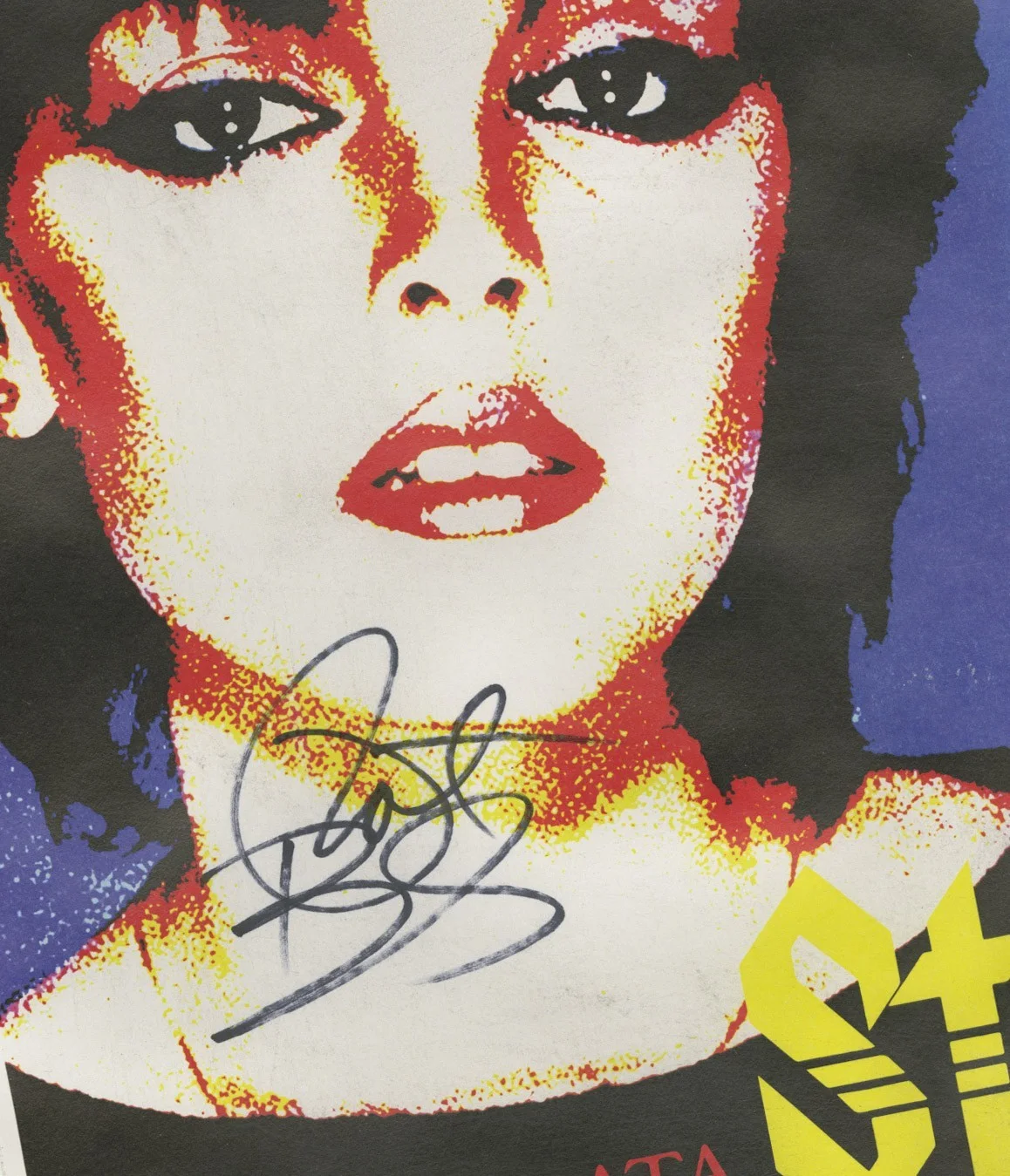 Pat Benatar autographed concert poster, image 2