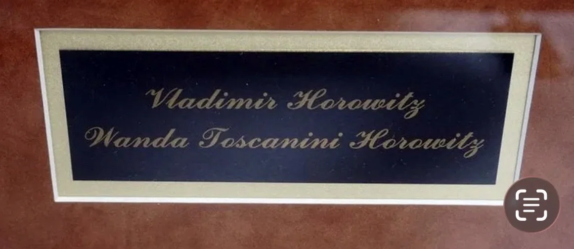 Pianist Vladimir Horowitz & wife Wanda Toscanini autographed album, Golden Jub, изображение 4
