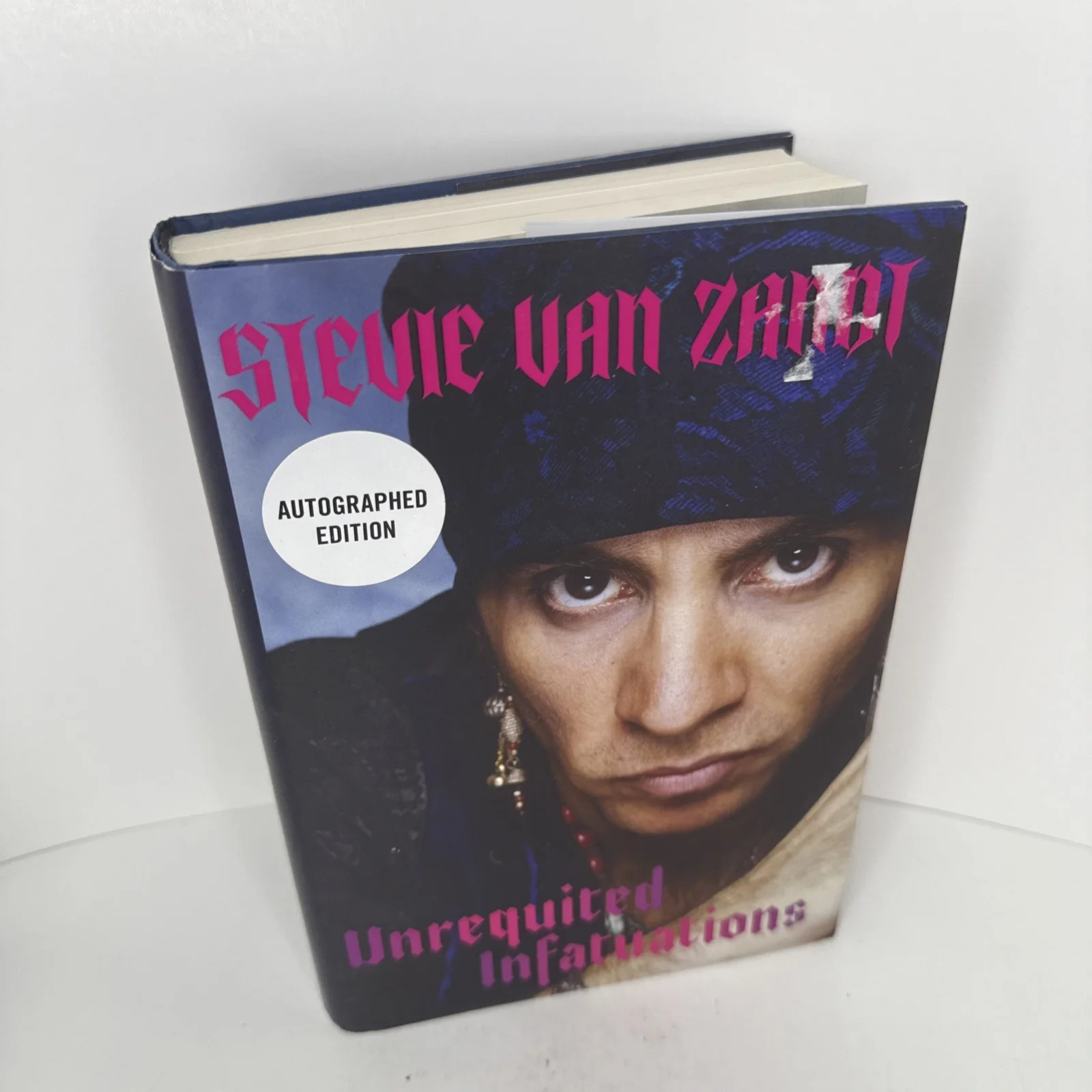 AUTOGRAPHED Unrequited Infatuations by Stevie Van Zandt Hand Signed - 1st Ed., изображение 2