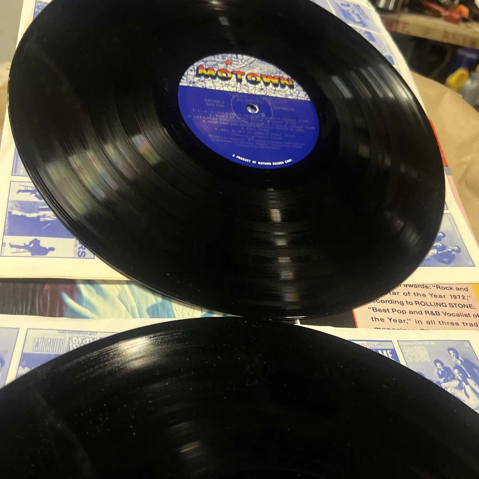 AL GREEN "Tokyo...Live" Two Record Set Album Rare, image 3