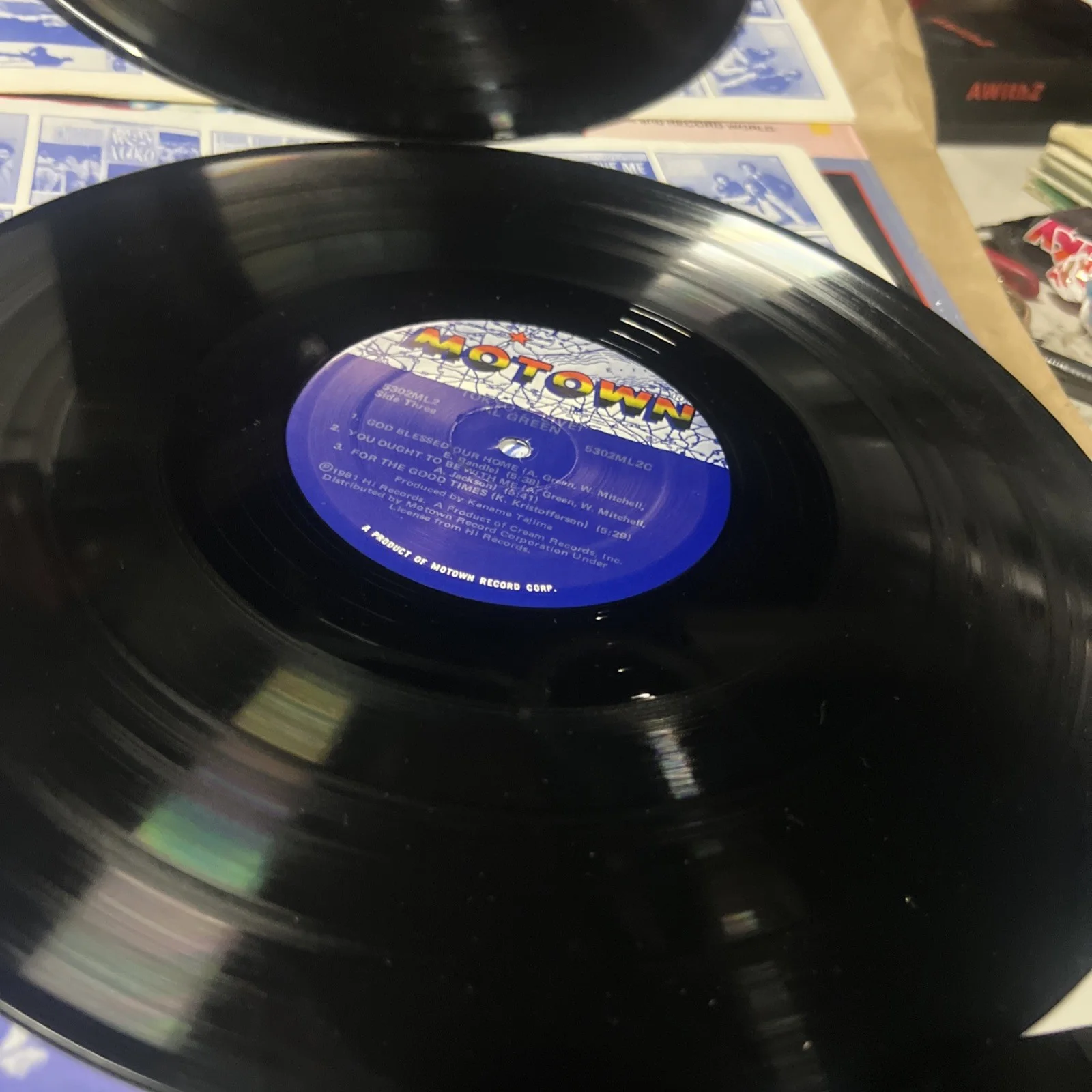 AL GREEN "Tokyo...Live" Two Record Set Album Rare, image 4