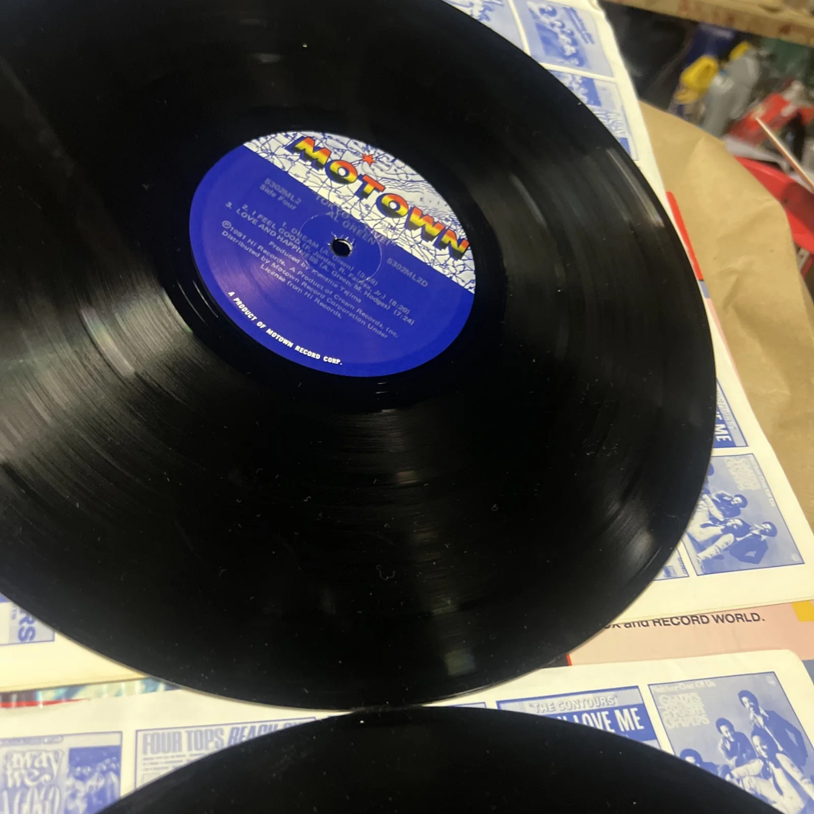 AL GREEN "Tokyo...Live" Two Record Set Album Rare, image 5
