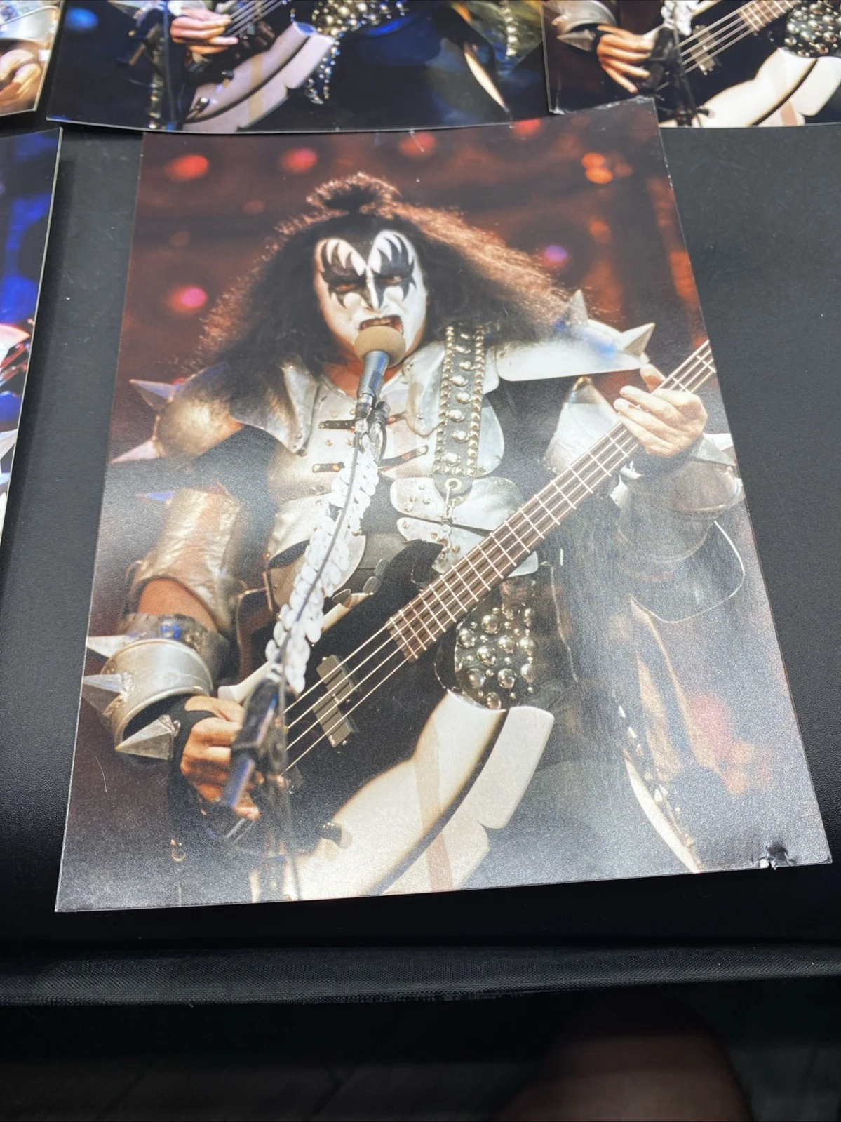 Gene Simmons KISS Legend 8.5 X 9 Pictures Lot Of 5, изображение 5