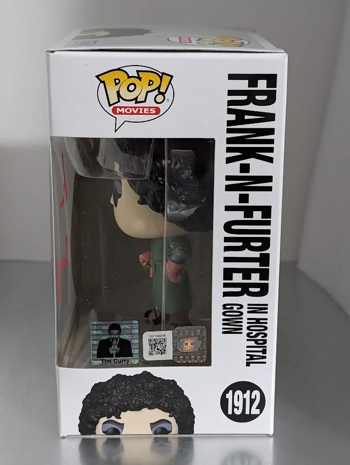 Tim Curry — Tim Curry Signed Auto Funko #1912 Frank-N-Furter The Rocky Horror Picture Show, изображение 2