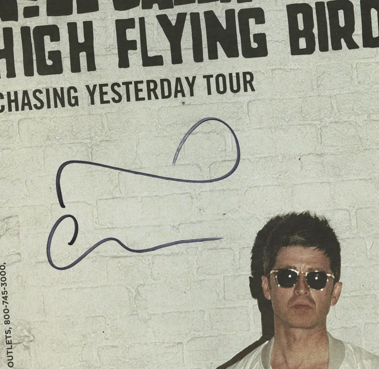 Noel Gallagher autographed concert poster Oasis, image 2