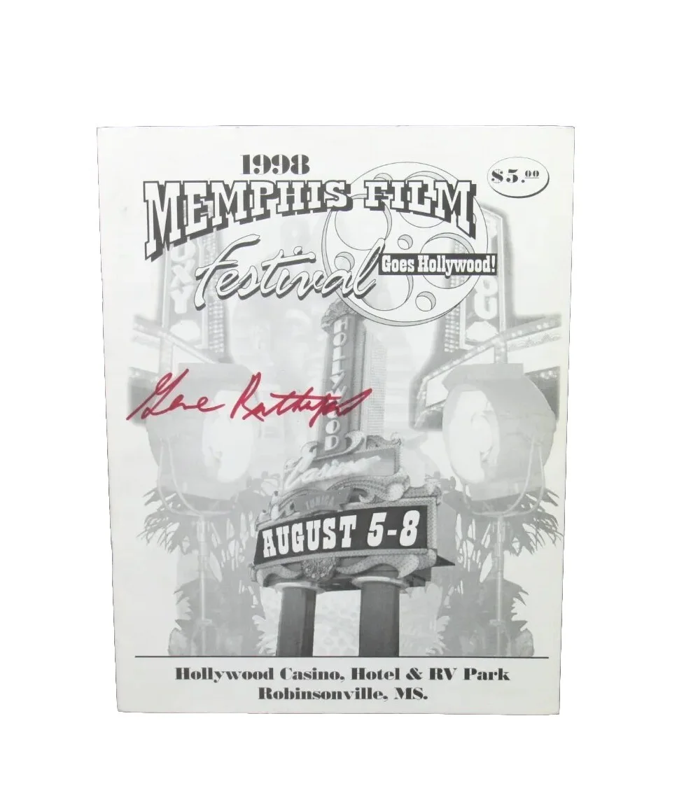 Various — 1998 Memphis Film Festival Booklet Hollywood Casino Mississippi 4 Signatures VG