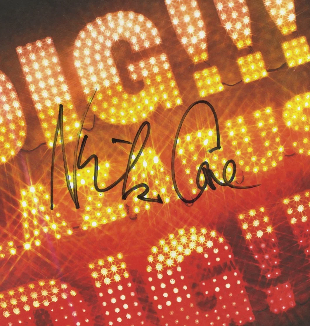 Nick Cave autographed concert poster The Bad Seeds, image 2