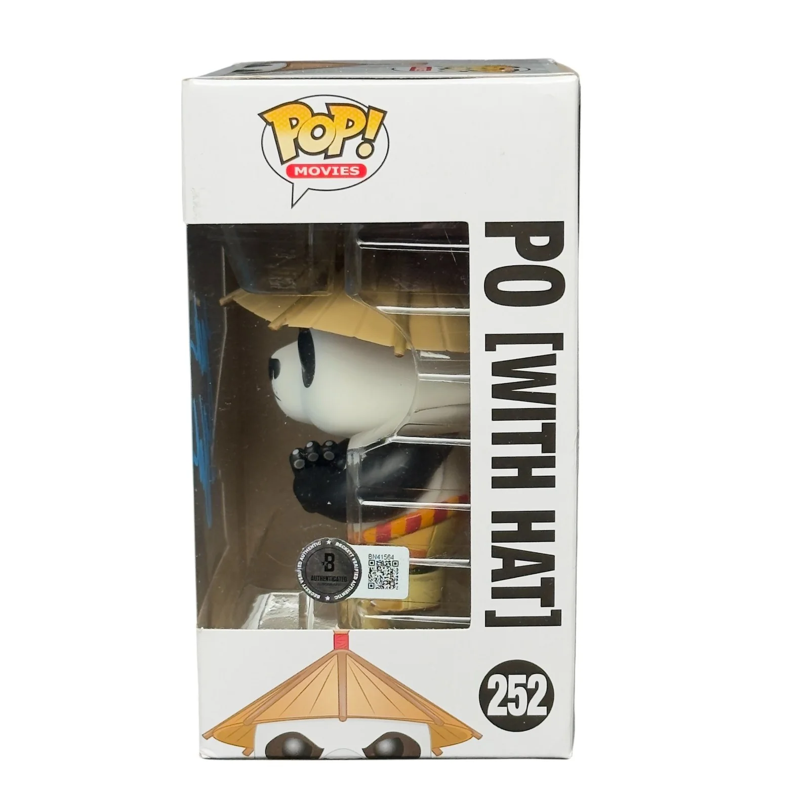 Jack Black — Jack Black Signed Po Kung Fu Panda Funko Pop! 252 Autograph Beckett Authentic, изображение 3