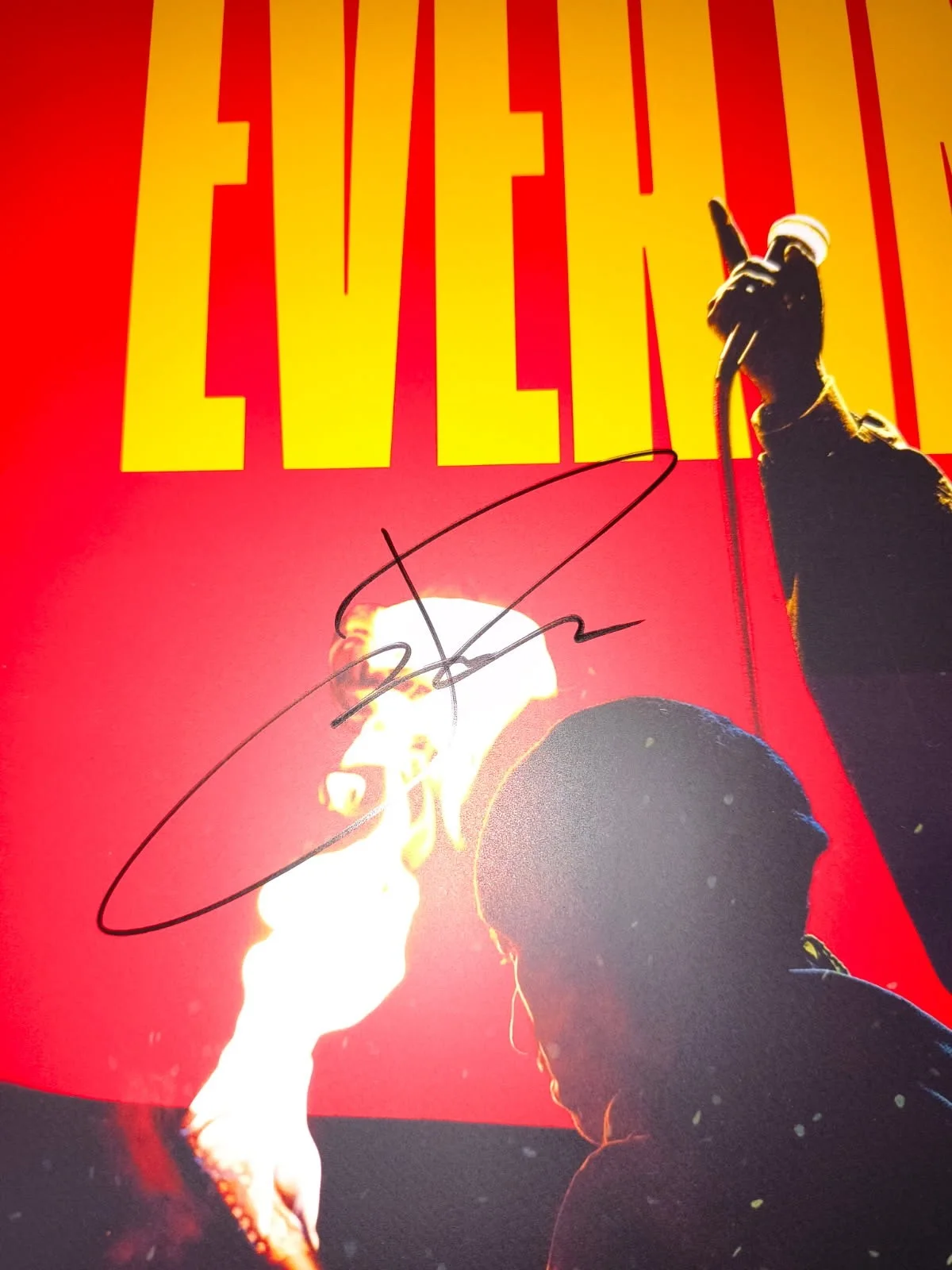 21 pilots autograph poster 18x33” good condition, image 3