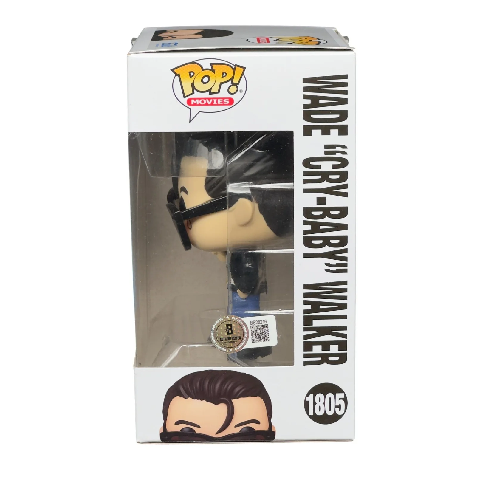 Johnny Depp — Johnny Depp Signed Wade Cry Baby Walker Funko Pop 1805 Autograph Beckett BAS!!, image 2