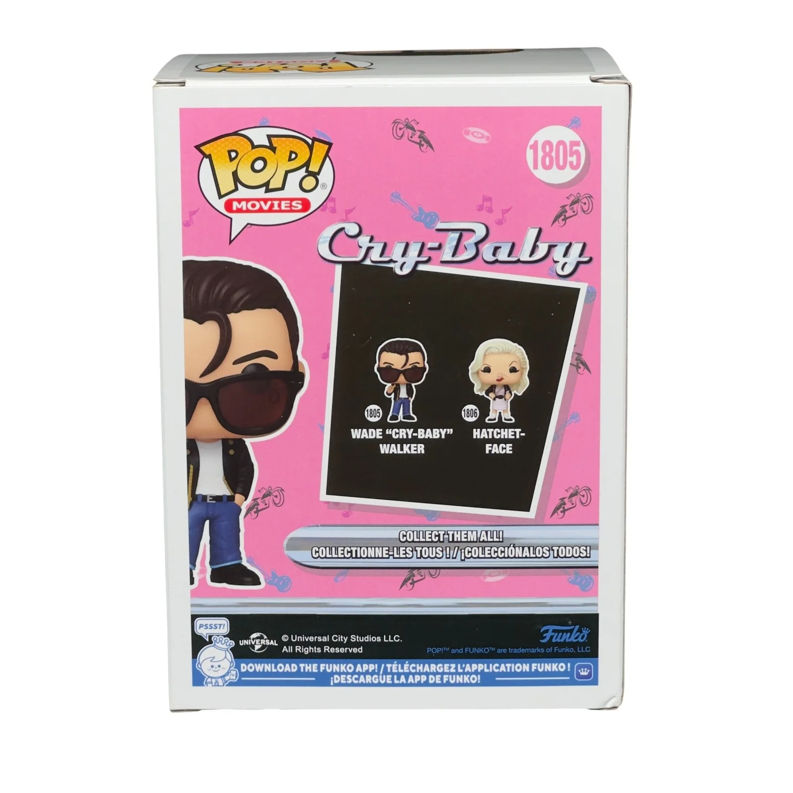 Johnny Depp — Johnny Depp Signed Wade Cry Baby Walker Funko Pop 1805 Autograph Beckett BAS!!, image 3
