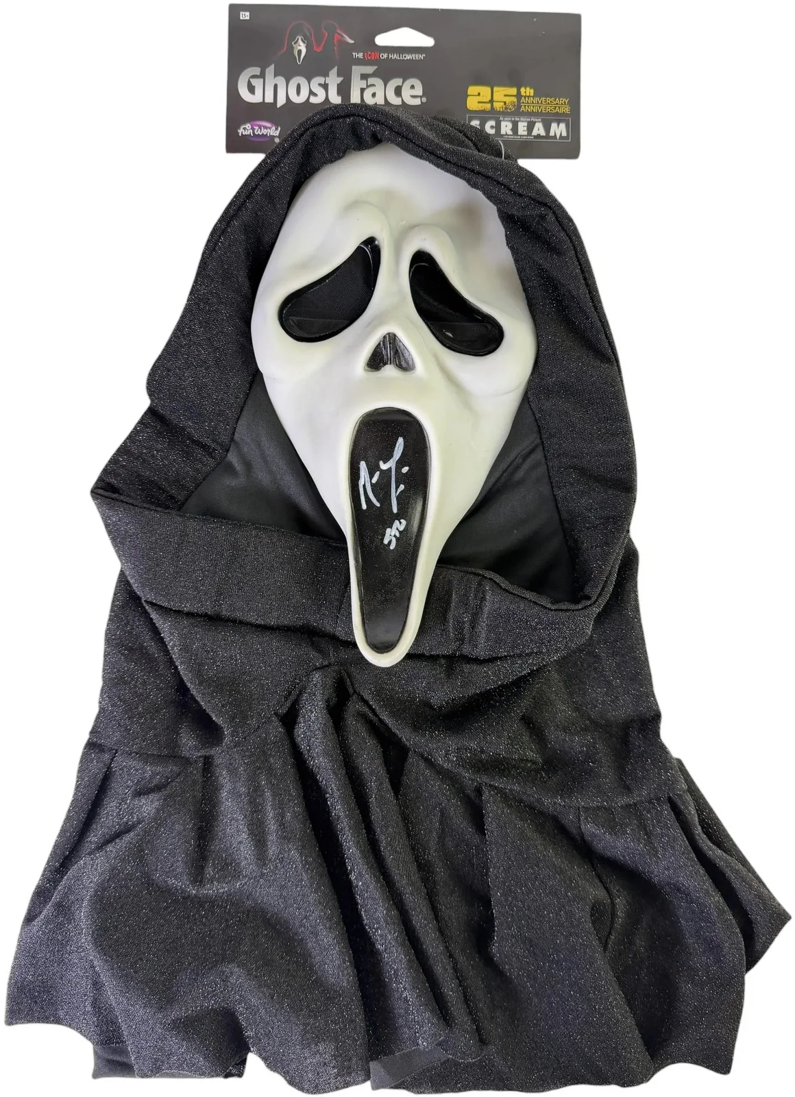 Matthew Lillard — Matthew Lillard signed Mask 25th Anniversary Stu Macher Ghostface Scream Beckett
