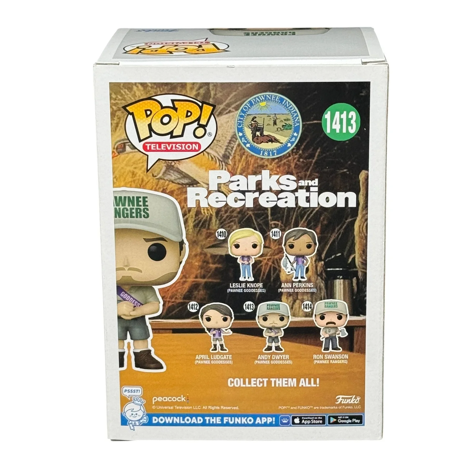 Chris Pratt — Chris Pratt Signed Andy Dwyer Parks & Rec Funko Pop 1413 Autograph Beckett BAS, изображение 3