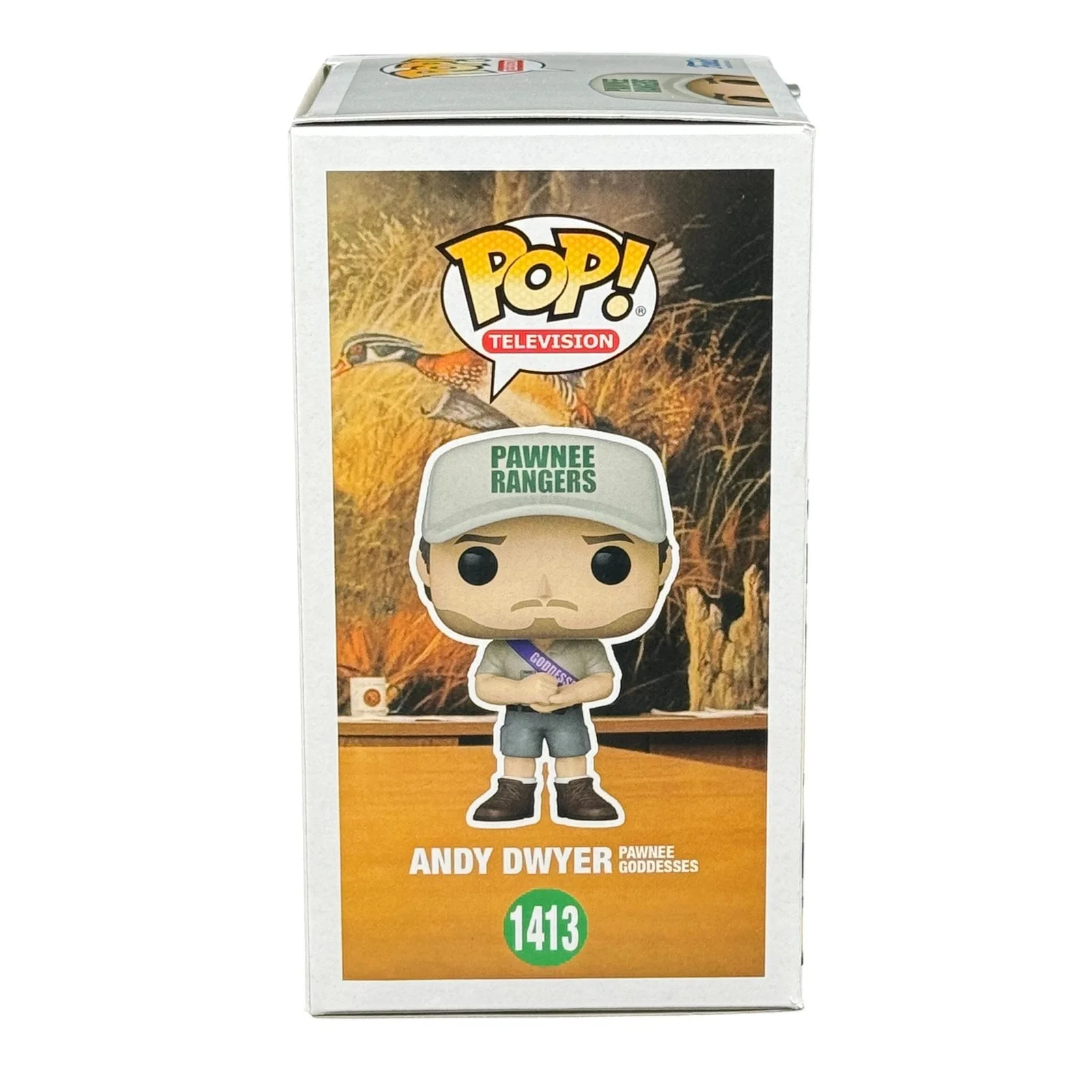 Chris Pratt — Chris Pratt Signed Andy Dwyer Parks & Rec Funko Pop 1413 Autograph Beckett BAS, изображение 4