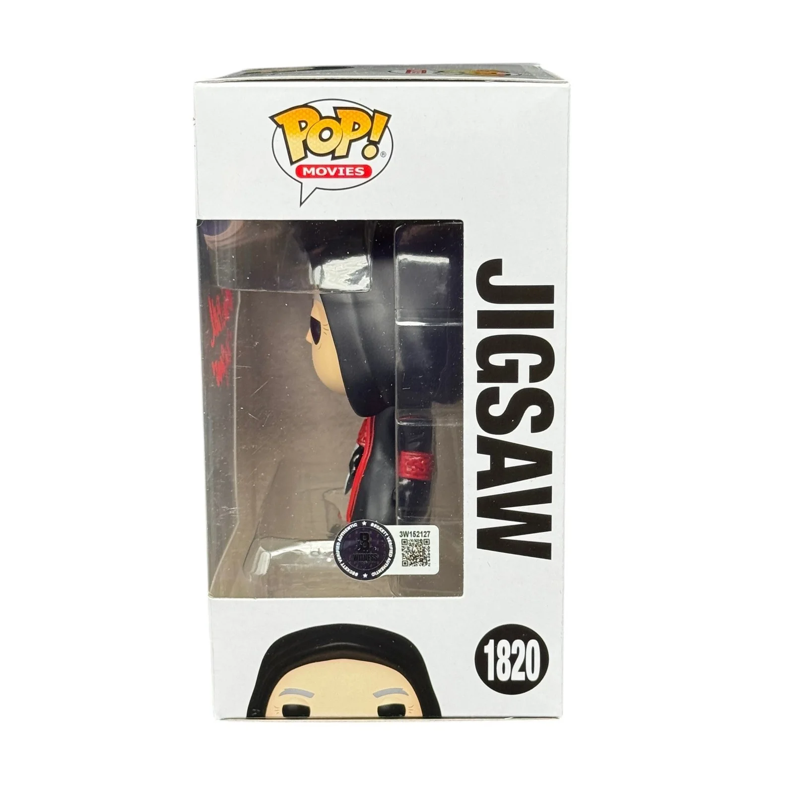 Tobin Bell — Tobin Bell "Jigsaw" Signed Funko Pop! 1820 - SAW Autograph Beckett Witnessed, изображение 2
