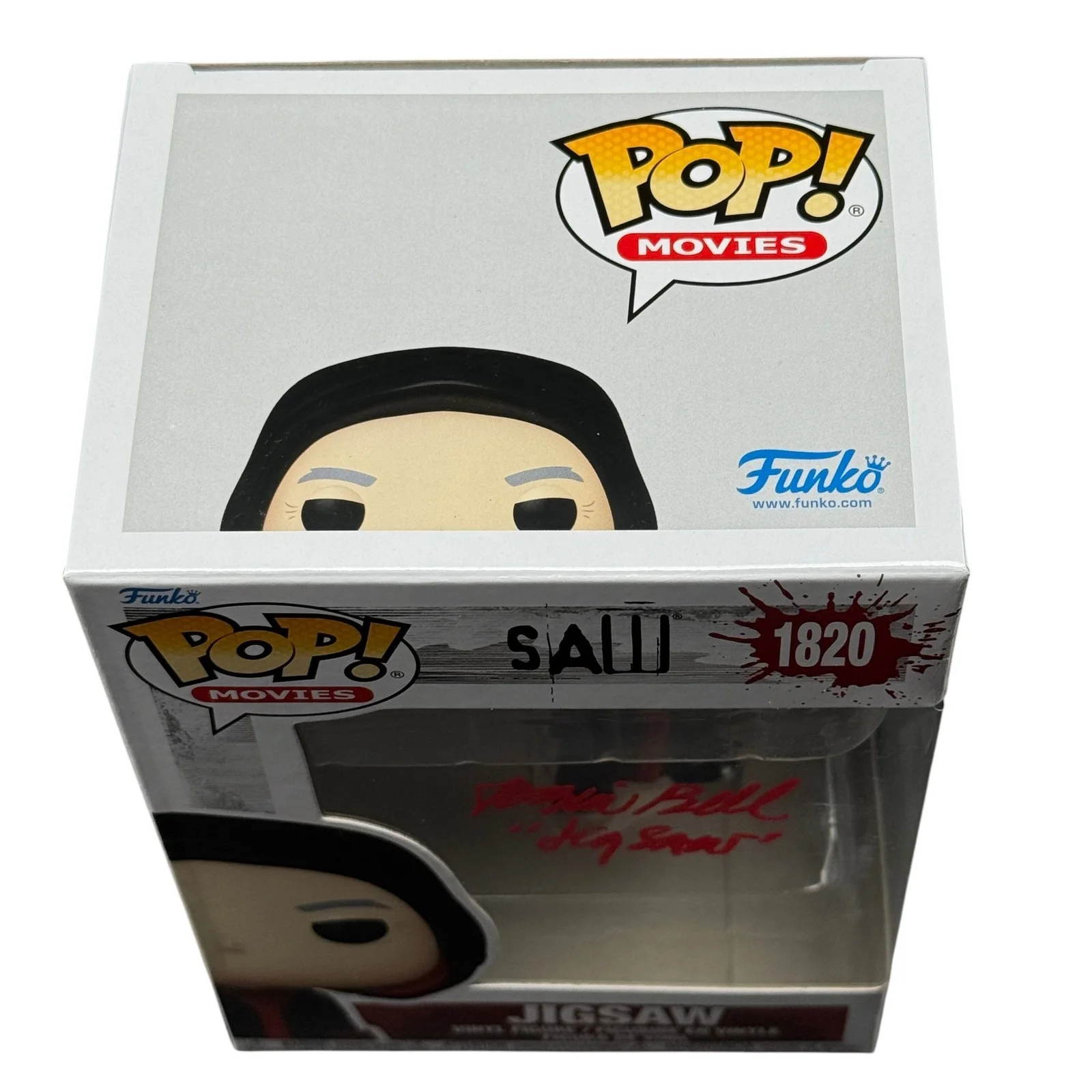 Tobin Bell — Tobin Bell "Jigsaw" Signed Funko Pop! 1820 - SAW Autograph Beckett Witnessed, изображение 5